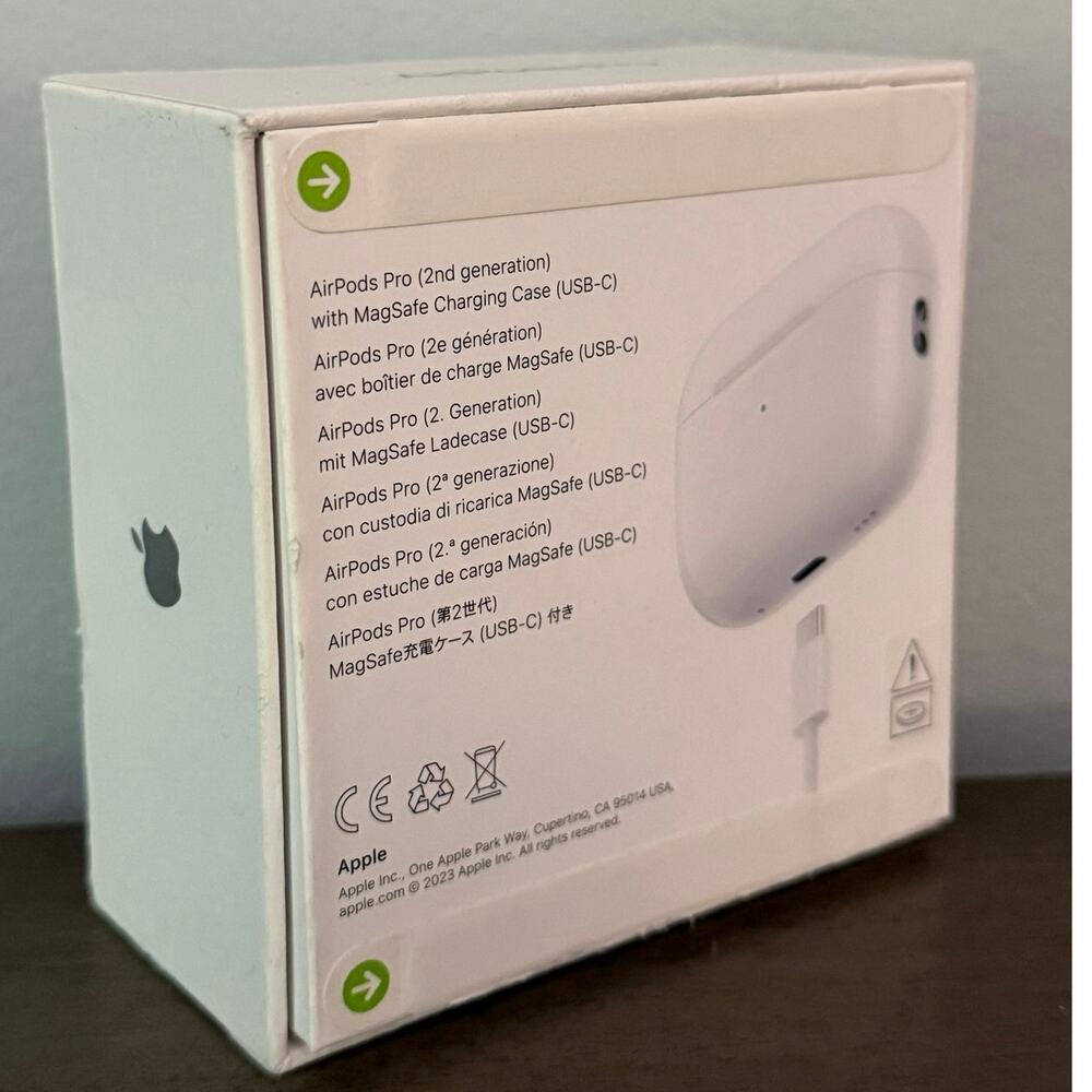 Apple AirPods PRO 2nd Gen MTJV3LL/A USB‑C MagSafe Case New Unopened GENUINE - Picture 6 of 16